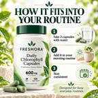 Freshora™ - Daily Chlorophyll Capsules 600mg